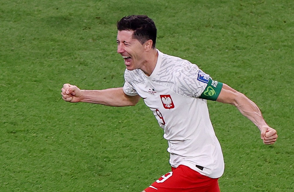Lewandowski marca para Polnia contra Arbia Saudita  Foto: Reuters