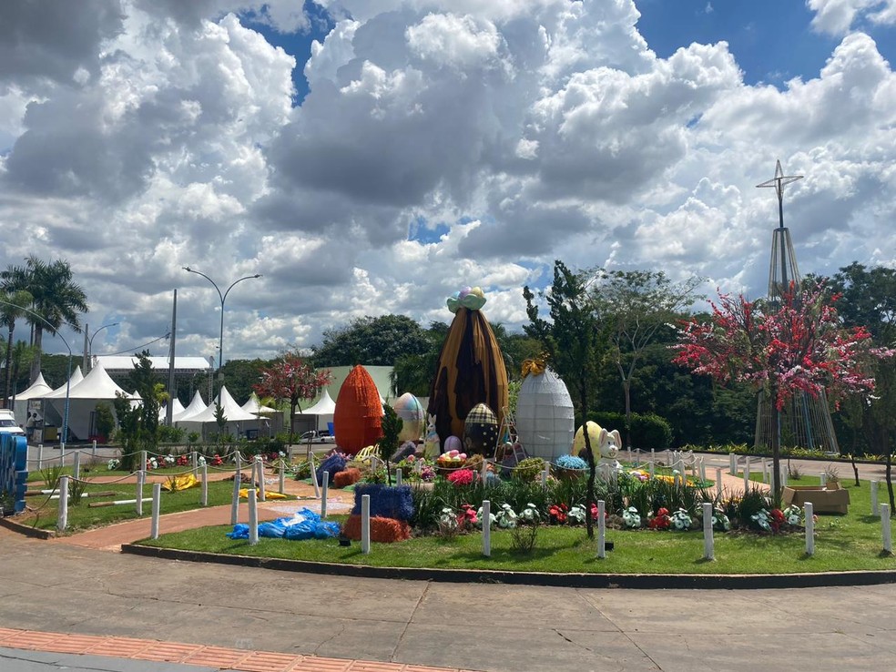 Cidade da Páscoa abre com programação especial — Foto: Giovanna Dauzacker