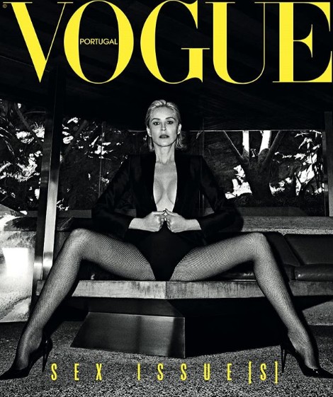 Sharon Stone para Vogue Portugal (Foto: Branislav Simoncik)