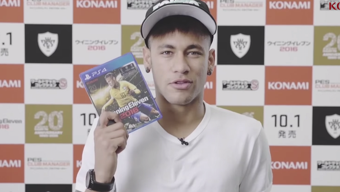 PES 2016 ganha vídeo que mostra rotina de Neymar em Tóquio (Foto: Reprodução/YouTube)
