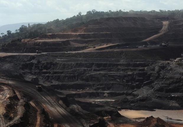 Vista geral do complexo de Carajás - Vale - mineração - Pará  (Foto: Lunae Parracho/Reuters)