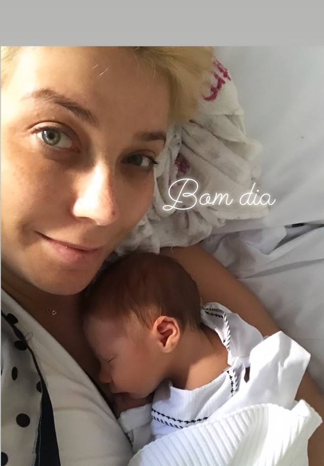 Nasce Lucca, filho de Luiza Possi e Cris Gomes (Foto: Reprodução/Instagram)