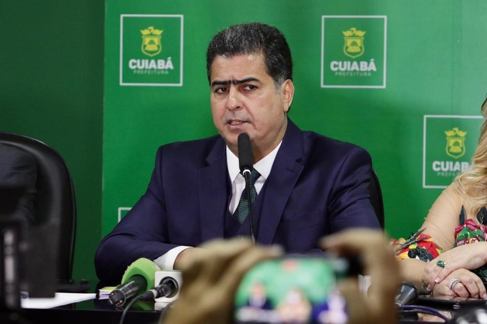 Prefeito Emanuel Pinheiro é empossado no cargo — Foto: Assessoria