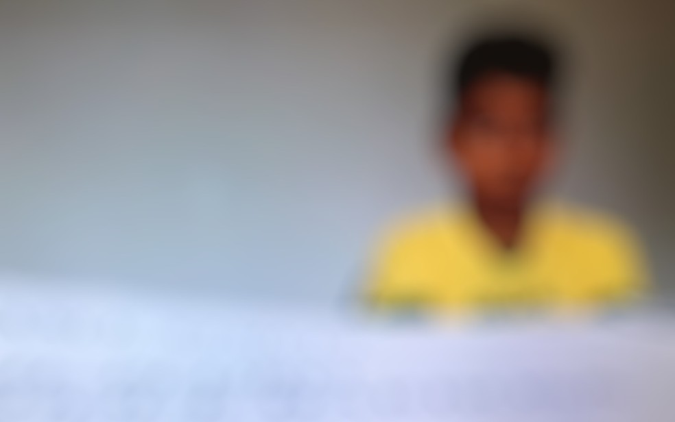 Aluno agride professora com tesouradas em escola de Goiânia (Foto: Conselho Tutelar/ Divulgação)