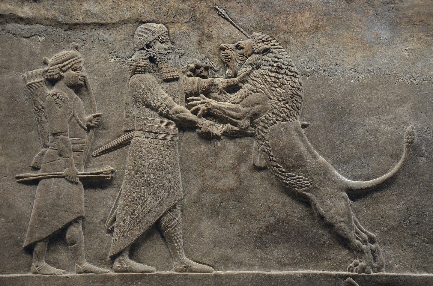 Painel da civilização assíria  (Foto: Wikimedia Commons)