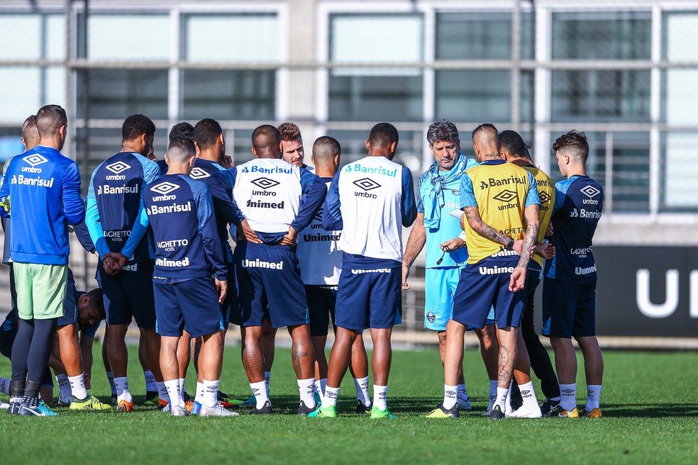 Renato terá semana cheia para trabalhar elenco — Foto: Lucas Uebel / Grêmio, DVG