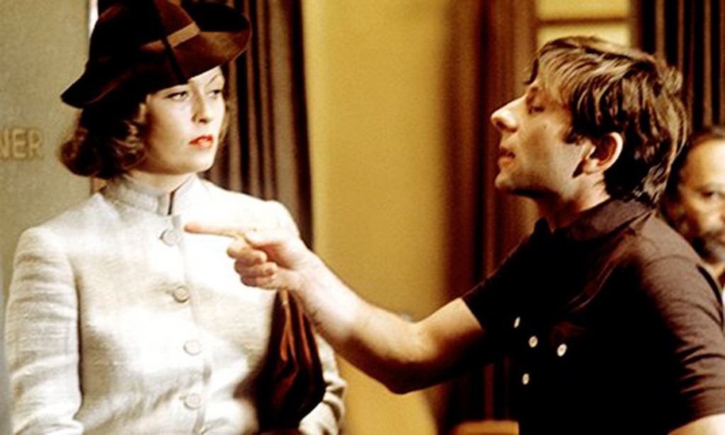 Faye Dunaway e Roman Polanski em 'Chinatown' (1974) (Foto: Reprodução / Making Of)