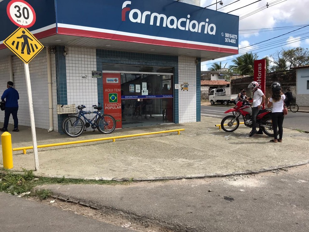 Assalto aconteceu na Zona Norte de Natal — Foto: Ayrton Freire/Inter TV Cabugi