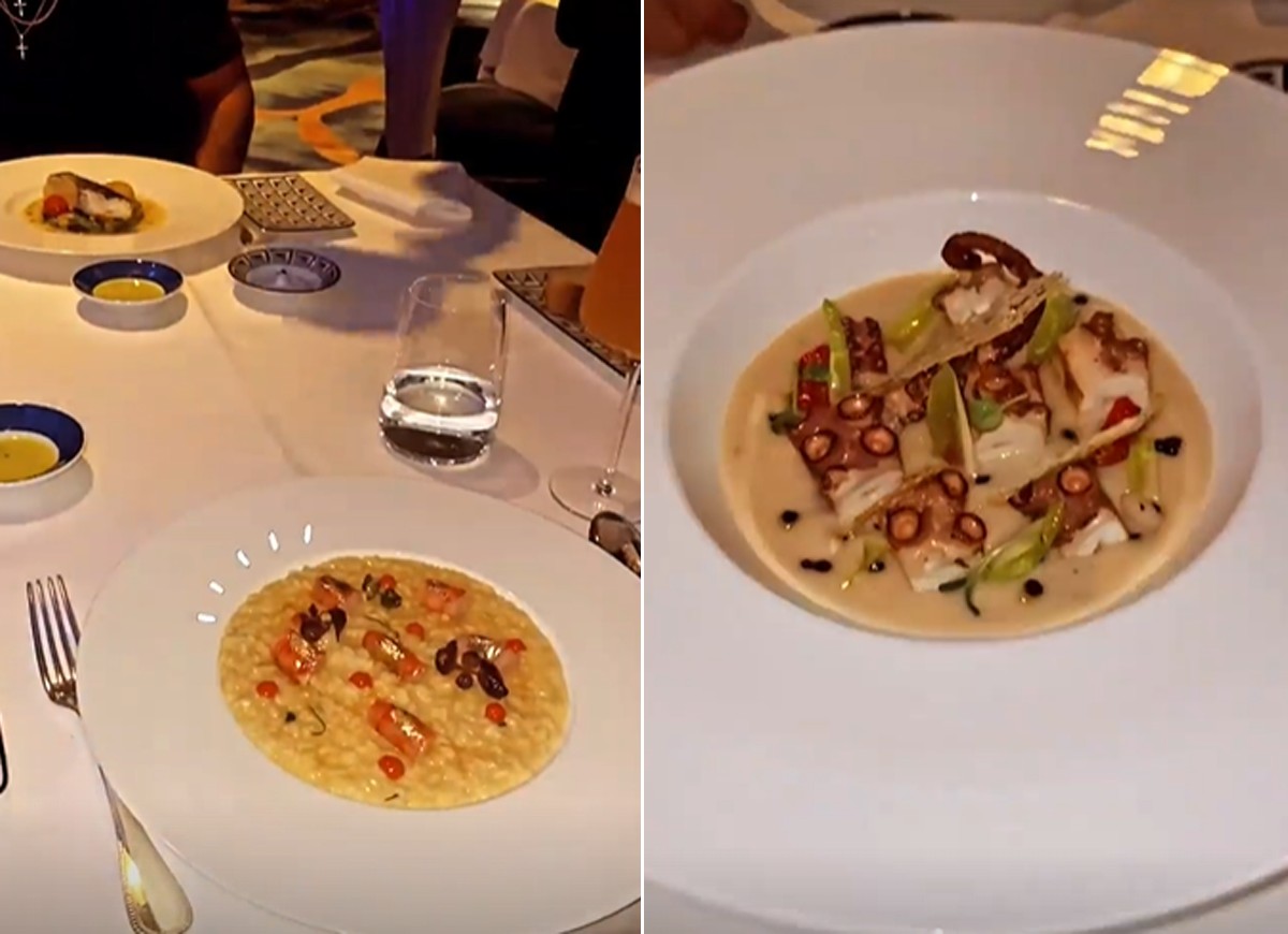 IZA: experiência em restaurante de luxo (Foto: Reprodução Instagram)