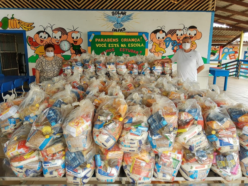 Doações foram feitas por pessoas físicas e empresas — Foto: Fundação André e Lucia Maggi/Divulgação