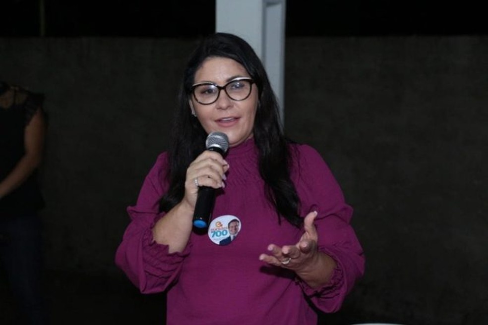 Andreia foi eleita em Jaciara — Foto: Assessoria