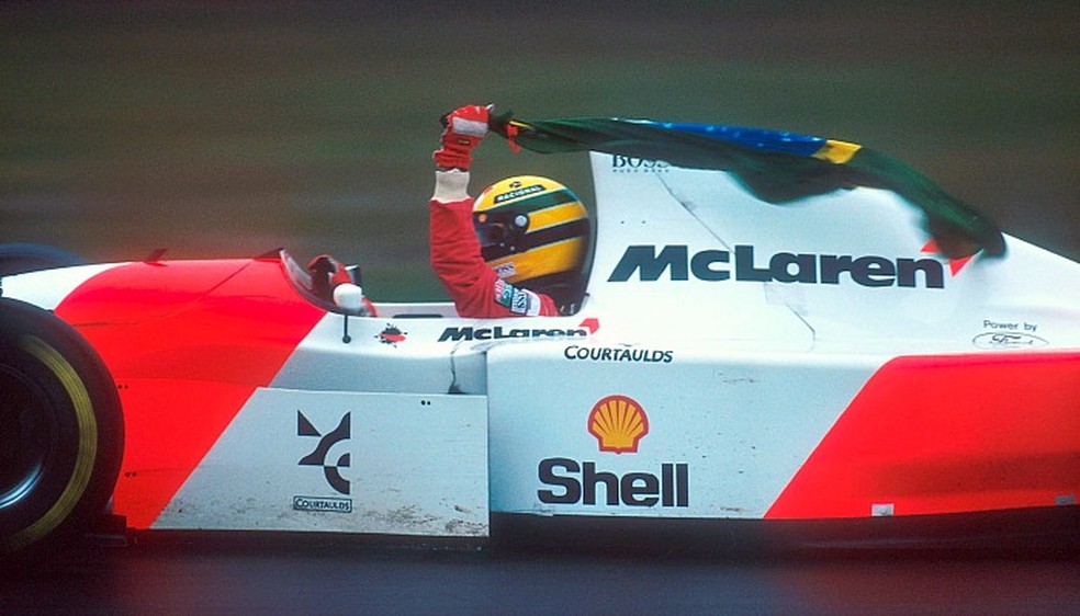 Ayrton Senna foi tricampeão e ganhou 35 corridas pela McLaren — Foto: Divulgação/McLaren