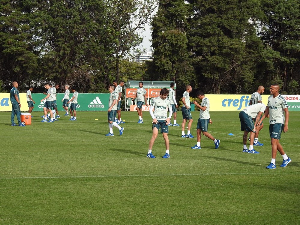  Elenco completo e treino físico: a reapresentação do Palmeiras nesta terça