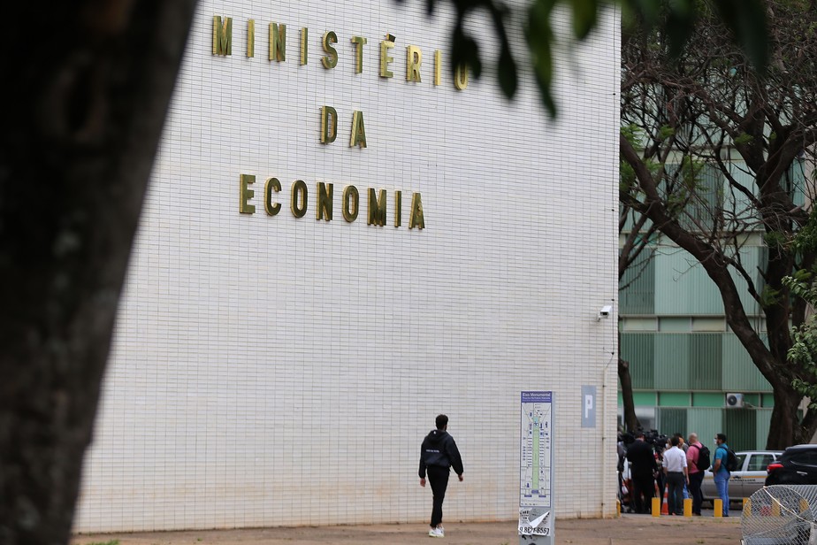 Fachada do Ministério da Economia, em Brasília
