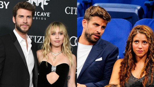 Tratamento de Liam e Piqué com as ex, Miley e Shakira, viralizam na web; compare