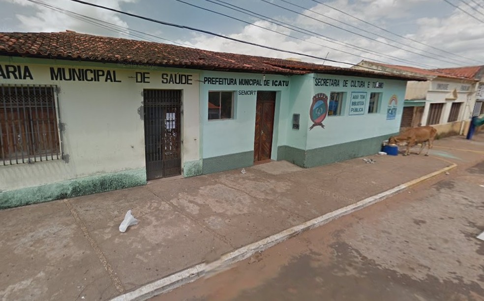Fachada da Prefeitura Municipal de Icatu (MA) — Foto: Reprodução/Google Maps