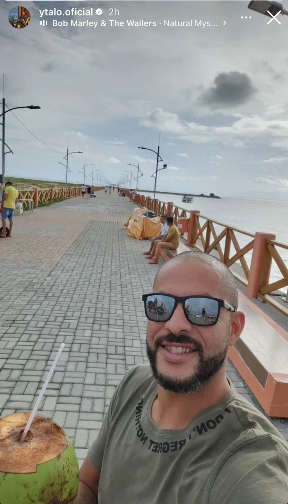 Ytalo já está em São Luís desde o fim de semana — Foto: Instagram/Reprodução