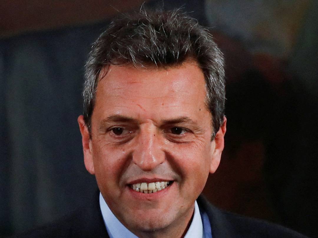 Sergio Massa durante evento em Buenos Aires em 19 de julho de 2023