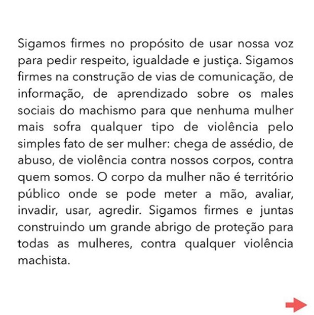 Fernanda Lima se pronuncia nas redes sociais sobre machismo (Foto: Reprodução / Instagram)