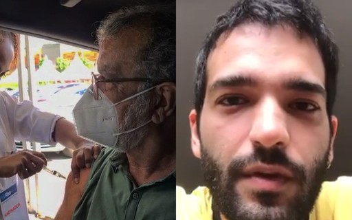 Pai de Humberto Carrão é vacinado: "Viva o SUS! Viva a ciência!"