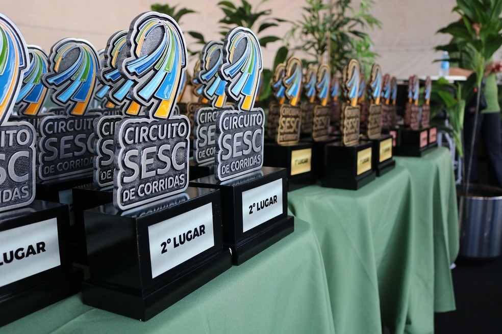 Circuito Sesc de Corridas terá troféus para empresas e equipes de corrida — Foto: Divulgação