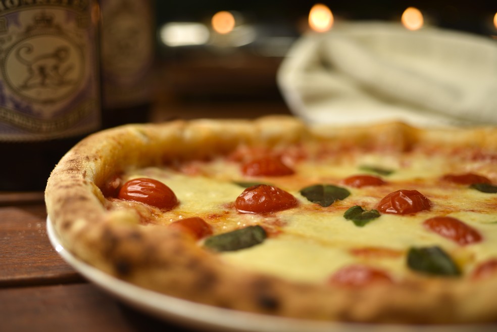 Mazzo Pizzaria: a margherita napoletana  — Foto: Divulgação / Foto Bruno de Lima