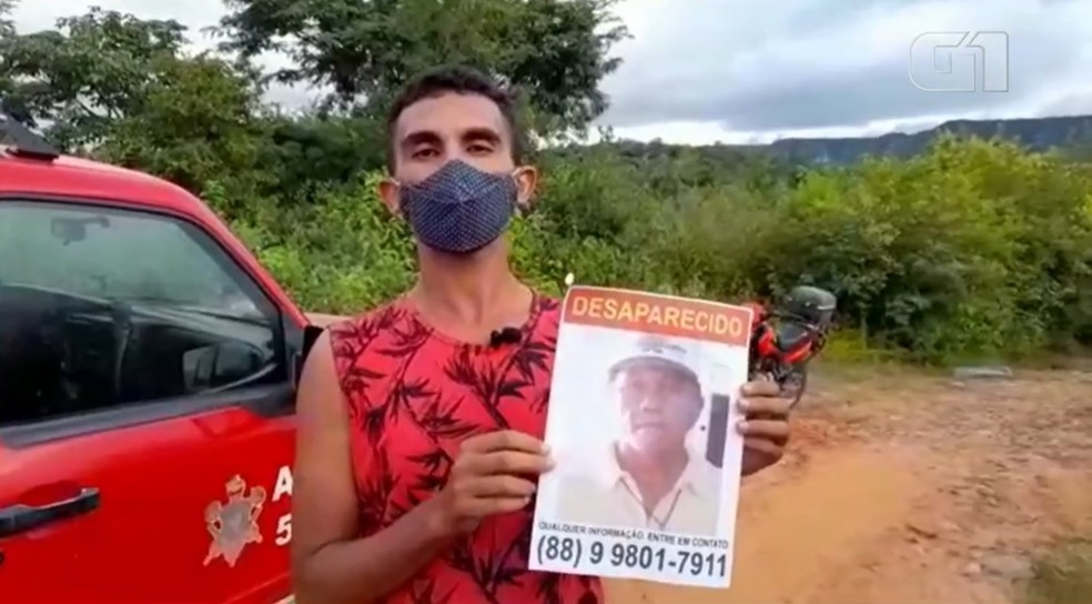 Homem desaparece dos familiares com a possibilidade de ter contraído Covid-19 — Foto: Reprodução