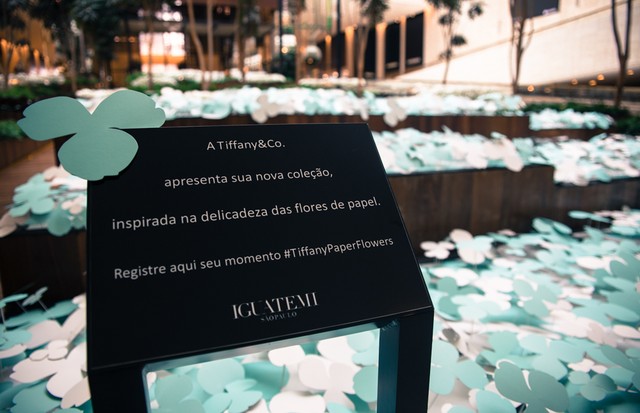 Tiffany promove intervenções azuis por São Paulo para celebrar chegada de nova coleção e abertura de loja (Foto: Divulgação)