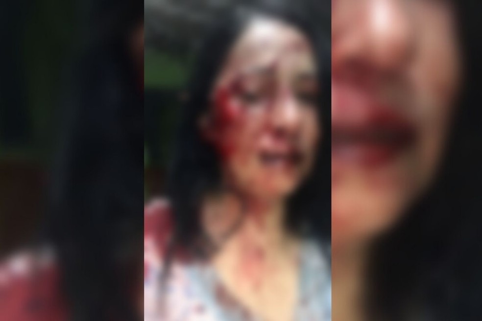 Mulher foi brutalmente agredida por nove vizinhos em Palmital — Foto: Celia Maria de Sá /Arquivo Pessoal