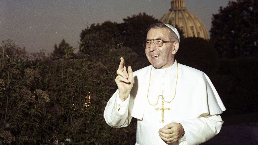Papa João Paulo I em foto de arquivo — Foto: Vatican News