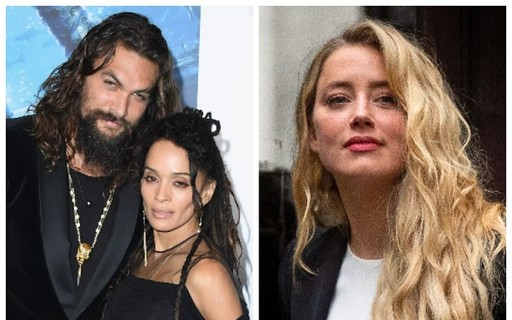 Jason Momoa curte postagens de Johnny Depp e Amber Heard e intriga web