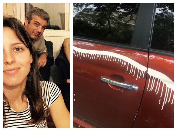 A la hija del actor Ricardo Darín, Clara, le destrozaron el auto (Foto: Instagram)