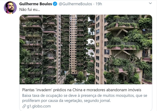 Paisagismo dá errado em condomínio chinês e local fica coberto de vegetação; veja os memes (Foto: Reprodução / Twitter)