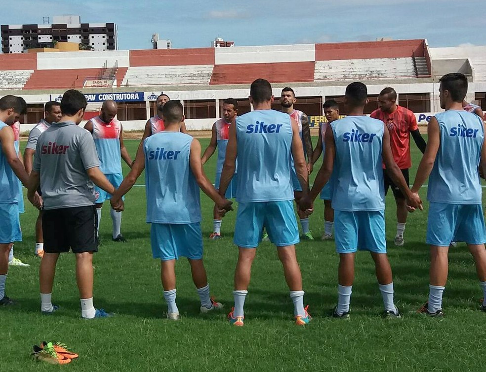 Potiguar de Mossoró iniciou os trabalhos para a Série D na última quarta-feira, no Estádio Nogueirão (Foto: Marcelo Diaz/Divulgação)