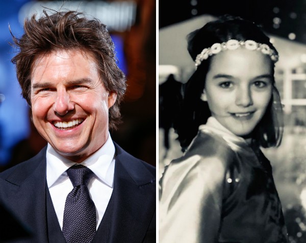 O ator Tom Cruise e sua filha, Suri (Foto: Getty Images/Instagram)