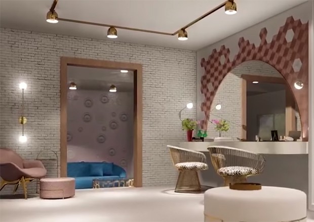 Virgínia Fonseca mostra projeto de decoração da nova casa (Foto: Reprodução / Youtube)