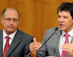 Alckmin e Haddad (Foto: reprodução)