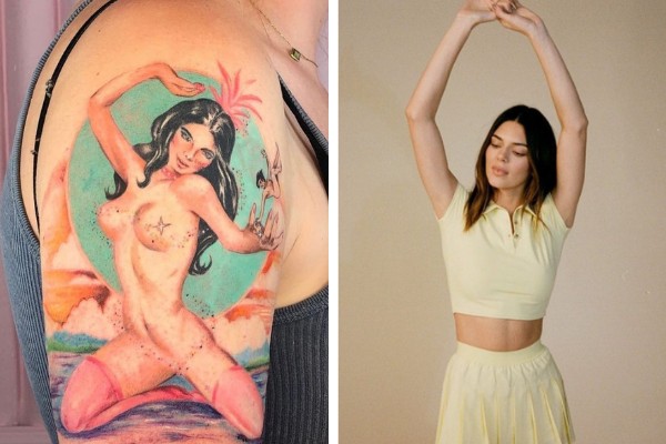 Ireland Baldwin exibe a nova tatuagem e fãs comparam à empresária Kendall Jenner (Foto: Reprodução/Instagram)