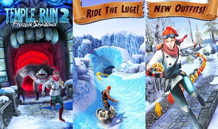 Atualização Frozen Shadows traz nova aventura para Temple Run 2 (Foto: Divulgação / Imangi)