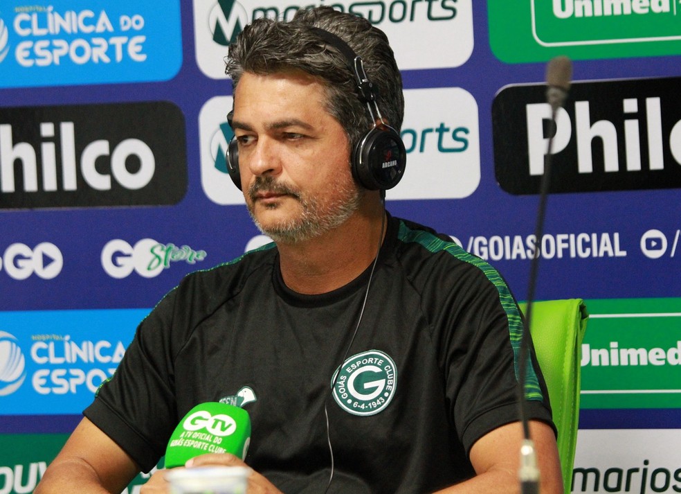 Ney Franco comenta derrota do Goiás para o Cuiabá — Foto: Rosiron Rodrigues / Goiás E.C.