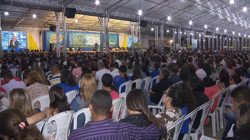 Consciência Cristã 2016, em Campina Grande — Foto: Reprodução/TV Paraíba