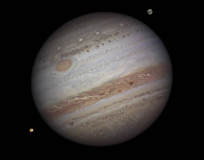 Júpiter teria absorvido outro planeta durante uma colisão frontal há 4,5 bilhões de anos (Foto: NASA)