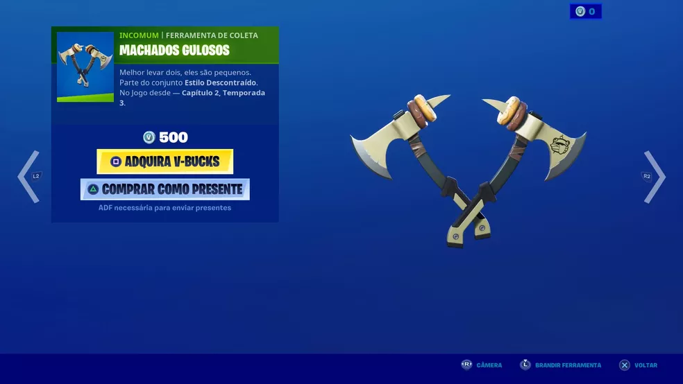 Fortnite: Skin do Thor do filme Vingadores: Ultimato, chega ao battle royale machado thor.jpg