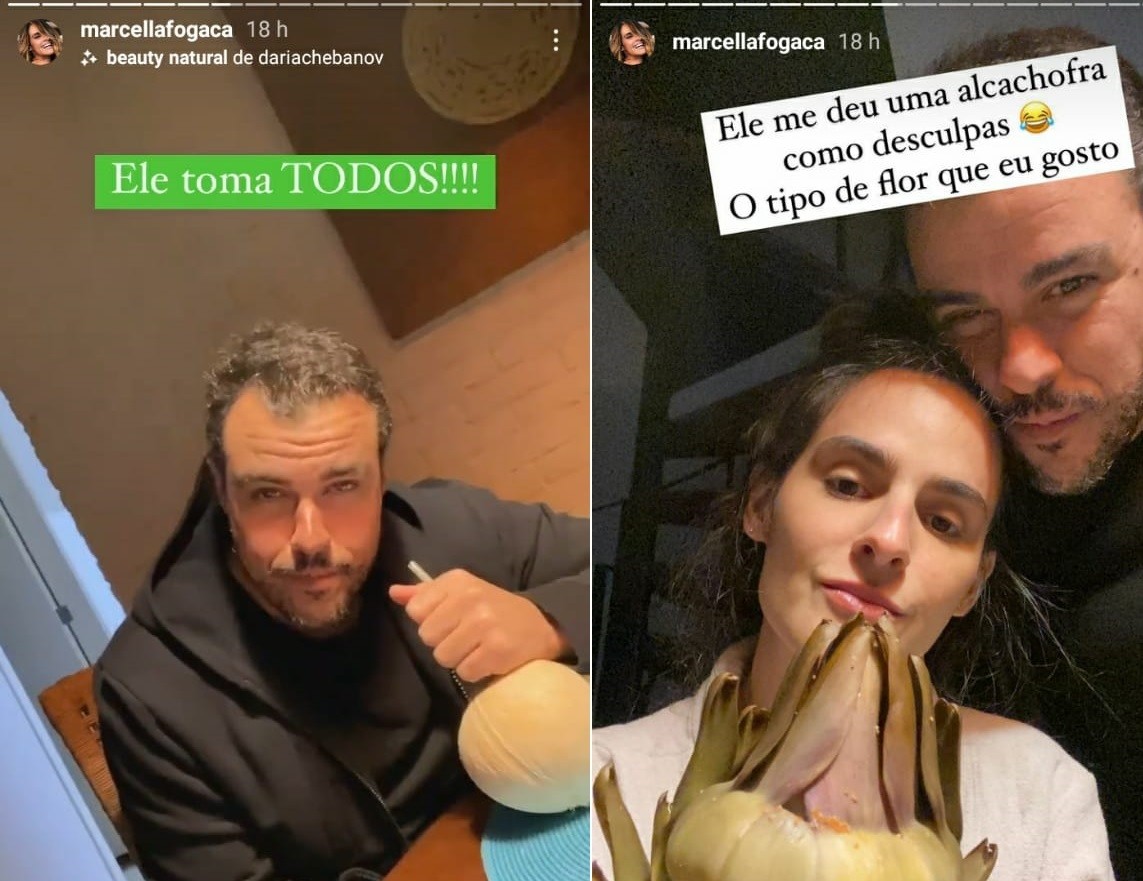 Marcella Fogaça ´dedura´ Joaquim Lopes e mostra pedido de desculpa (Foto: Reprodução/Instagram)