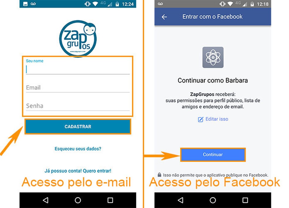 entra no chat de namoro