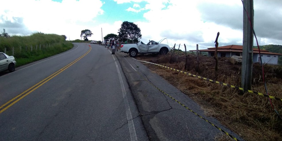Acidente fatal em Quebrangulo, Alagoas — Foto: BPRv-AL