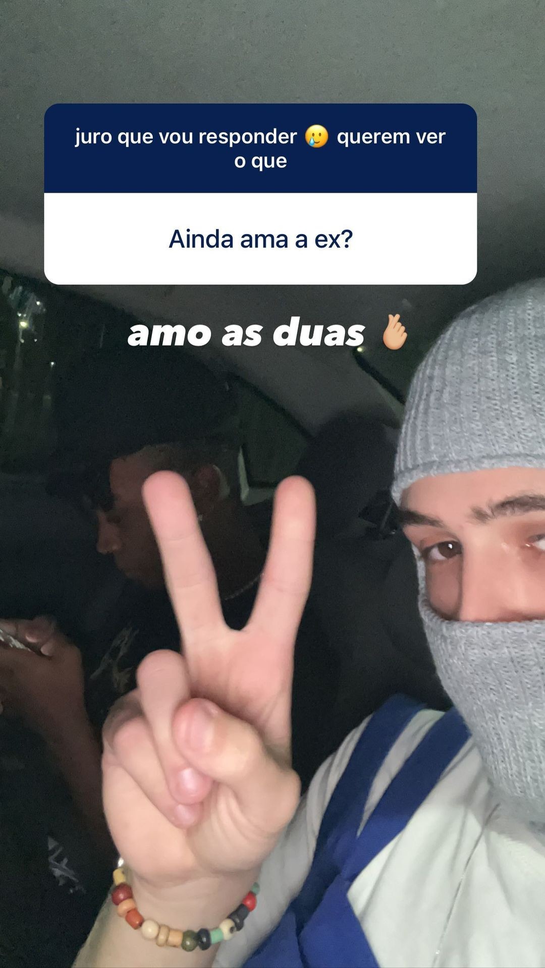 João Guilherme responde seguidor sobre as exs (Foto: Instagram/Reprodução)