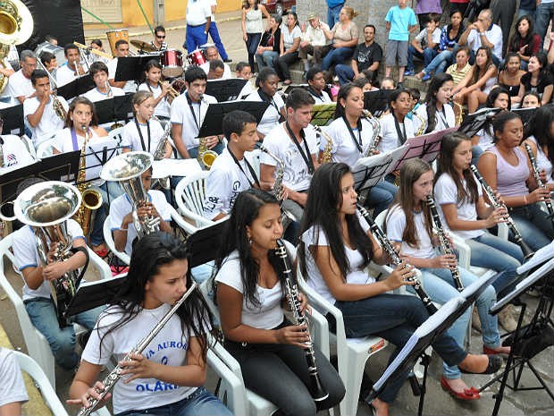 Banda Nova Aurora Festival Pró-Música (Foto: Assessoria Pró-Música / Divulgação)