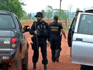 Polícia Federal, Garimpo, Pontes e Lacerda, MT (Foto: Reprodução/TVCA)