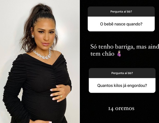 Simone fala sobre a nova gravidez com os fãs (Foto: Reprodução / Instagram)